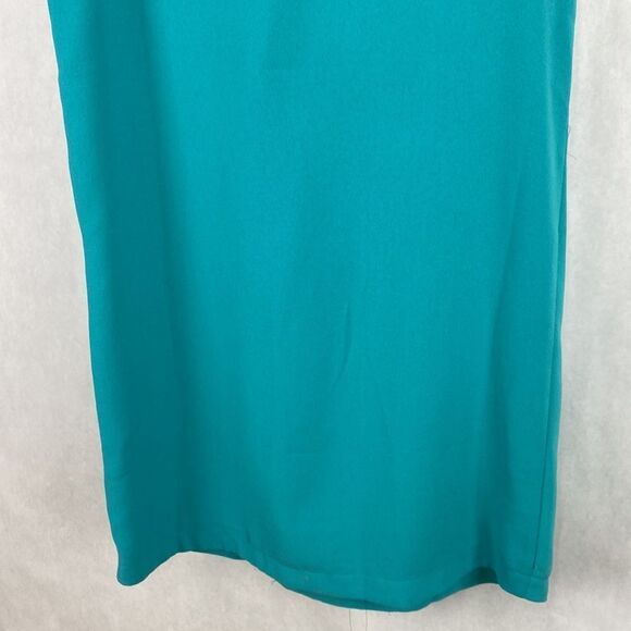 Sugarlips Fringe Sheath Dress XS Turquoise Sleeveless - Picture 7 of 10